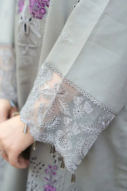 MS-170 Unstitched Embroidered Dhanak Suit 3pc With Embroidered Dhanak Shawl