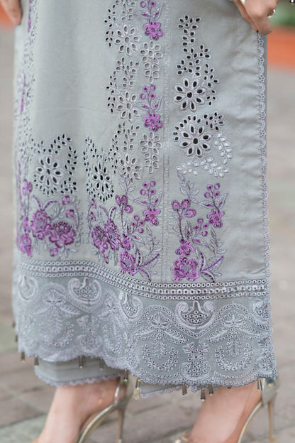 MS-170 Unstitched Embroidered Dhanak Suit 3pc With Embroidered Dhanak Shawl