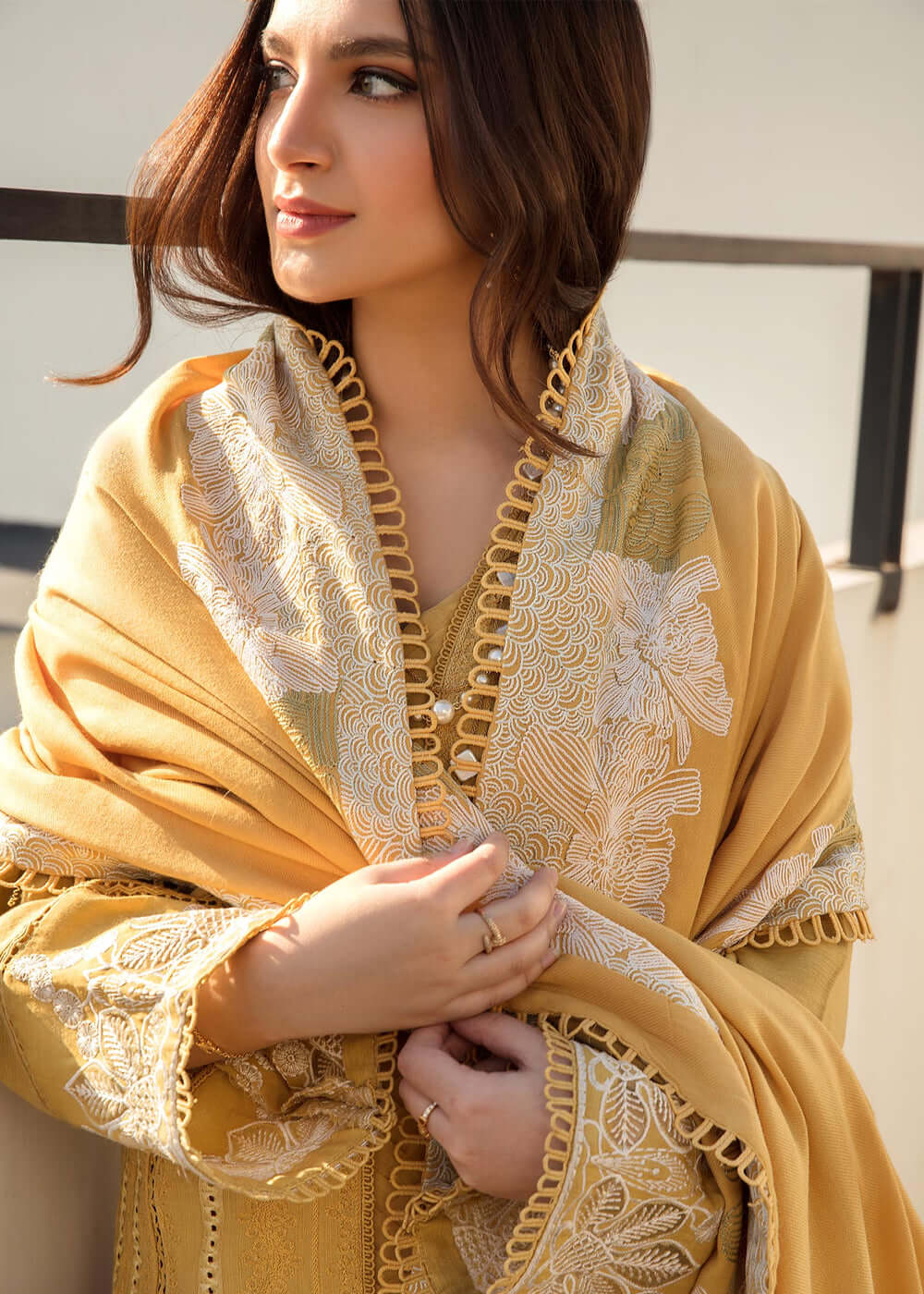 SS 1220-3 Pc Lawn Heavy Embroidery with Embroidery Lawn Duppata