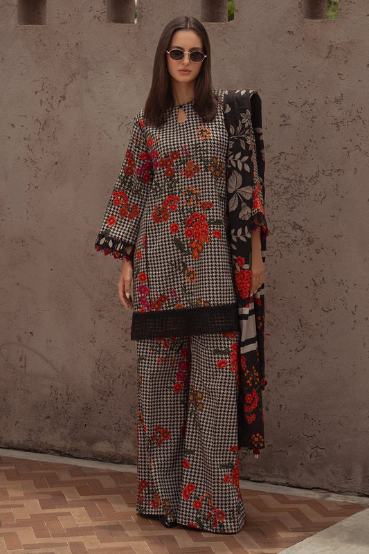 3 Piece - Unstitched Digital Printed Khaddar Fabric