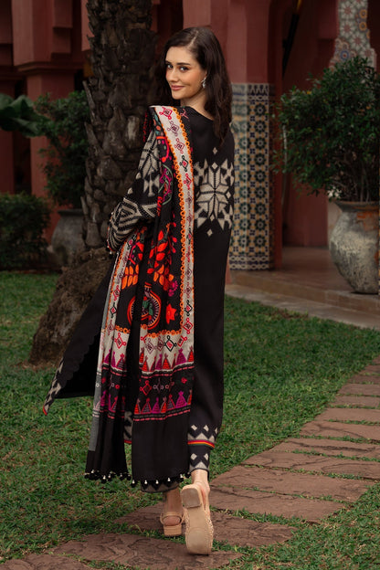 3 Piece - Unstitched Digital Printed Khaddar Fabric